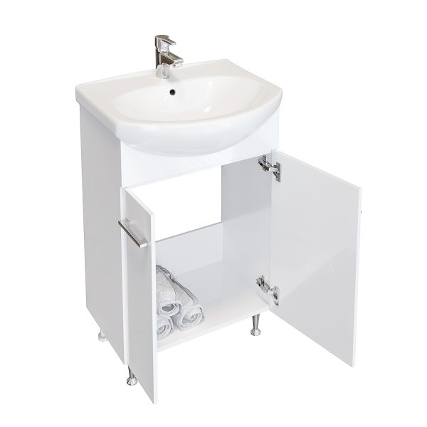 Долен шкаф за баня Атила отворен