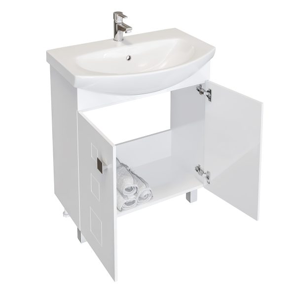 Долен шкаф за баня Дея отворен