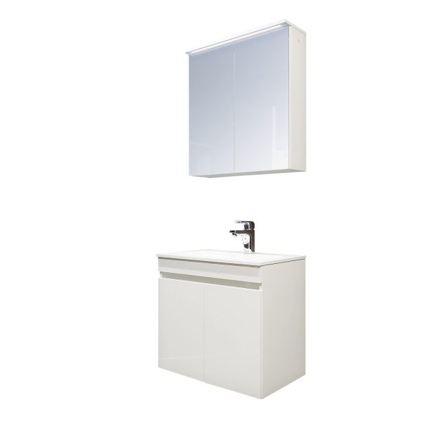 Комплект шкафове за баня Ели бял