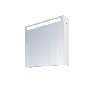 Горен шкаф за баня Ема бял