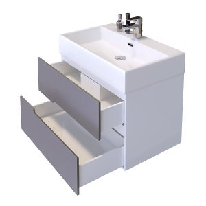 Долен шкаф за баня Гала 2 отворен