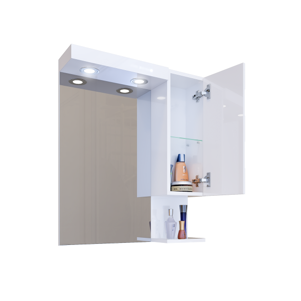 Горен шкаф за баня Ирина отворен