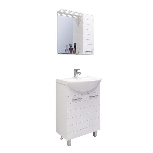 Комплект шкафове за баня Корнер