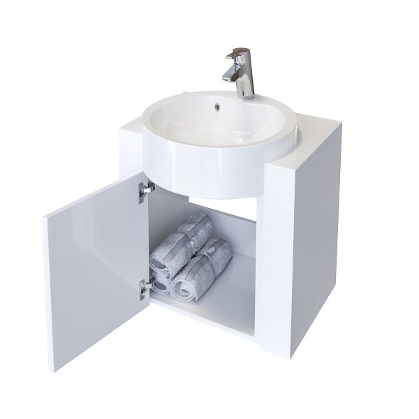 Долен шкаф за баня Кристин отворен