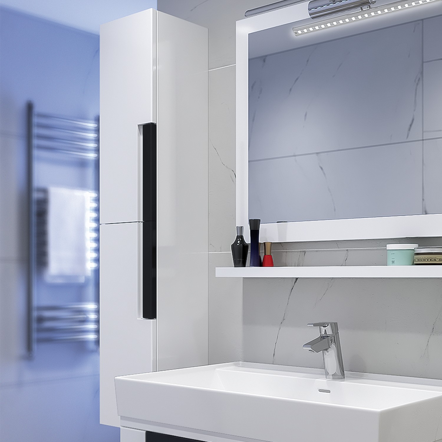 new-line-kolona-interior Шкаф за баня колона Ню Лайн интериор