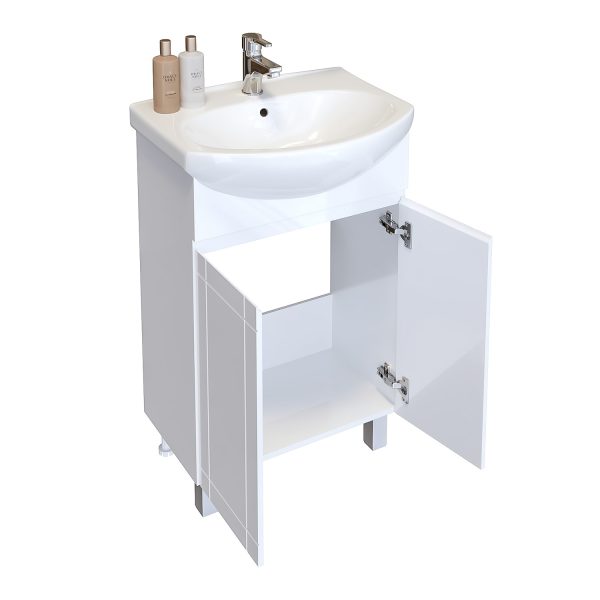 Долен шкаф за баня Рила отворен