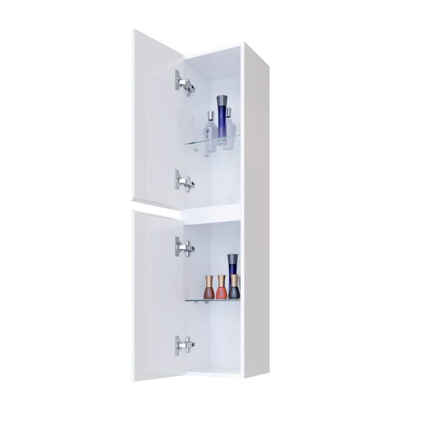 Шкаф за баня колона Серенгети отворен