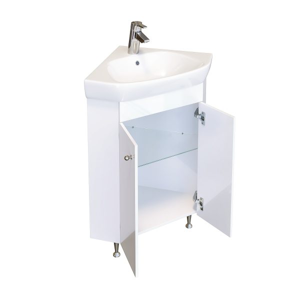 Долен шкаф за баня Торънс отворен