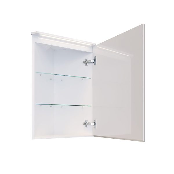 Горен шкаф за баня Торънс отворен