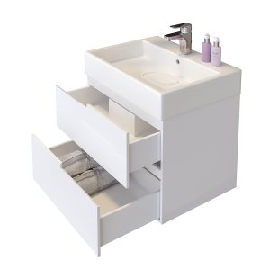 Шкаф за баня с мивка Велоче отворен