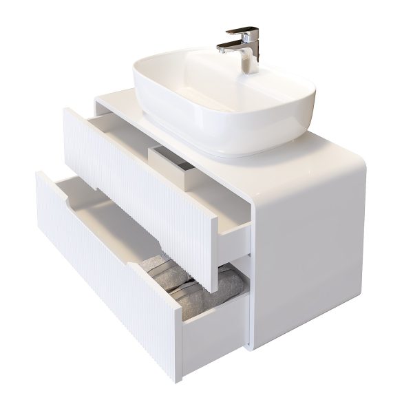 Долен шкаф за баня Гранада отворен