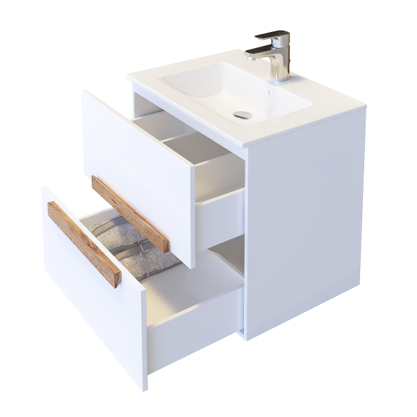 Долен шкаф за баня Лисабон 2 отворен